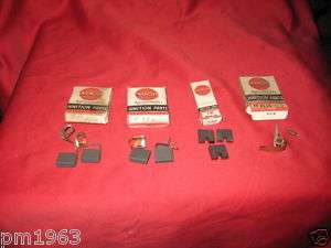 Vintage NOS Niehoff Ignition Parts Lot Brushes Points  
