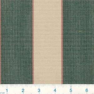  54 Wide Outdoor Fabric Awning Stripe Green/Khaki By The 
