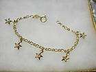 NEW GOLD 18K GF CUTE BABY MARINER LINK BRACELET 5  