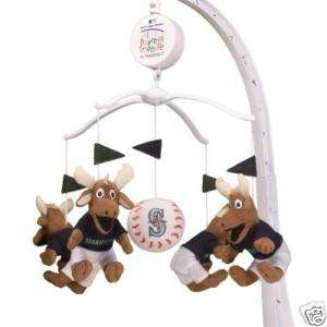 NEW SEATTLE MARINERS MUSICAL BABY CRIB MOBILE GIFT CUTE  