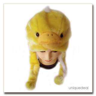 Cute NEW Yellow * BABY DUCK * Cartoon Animal Plush Winter warm Hat 