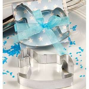  Baby Shower Favors  Rocking Horse Cookie Cutters   Blue 