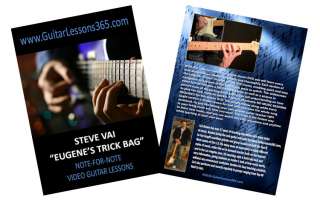 Steve Vai Eugenes Trick Bag Guitar Lesson DVD NEW  