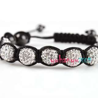 Diamond Bracelet Bejewelled Ball Beads 10mm P2116  