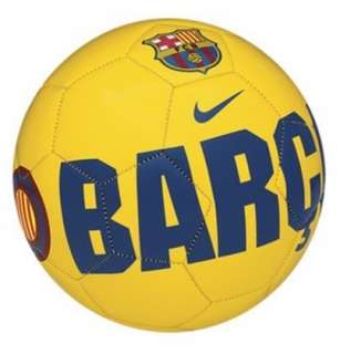 NIKE FC Barcelona Football soccer ball official Yellow size 5 NEW 