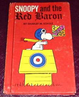 This is a 50+ page hard cover book titled Snoopy and the Red Baron By 