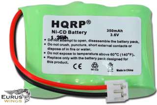 HQRP Home Cordless Phone Battery fits VTech 80 5074 00 00 8050740000 