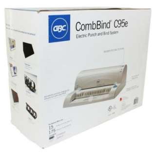 GBC CombBind C95e Electric Comb Binding Machine   7705600 with Starter 