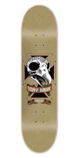 Birdhouse Tony Hawk SKULL 2 Skateboard Deck GOLD  
