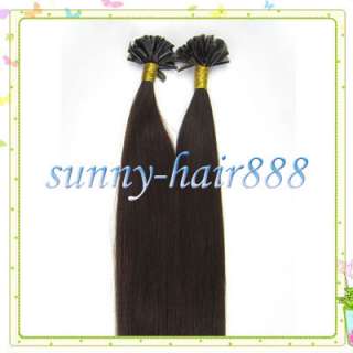 16Remy Nail tips human hair extensions 100s#02,0.4g/s  
