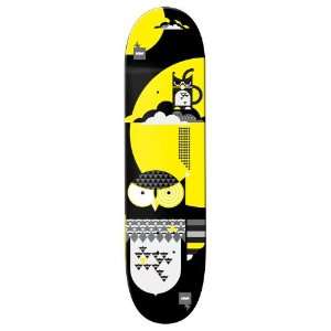  Sutsu Owl And Cat Bamboo Skateboard Deck by BambooSK8 7 75 