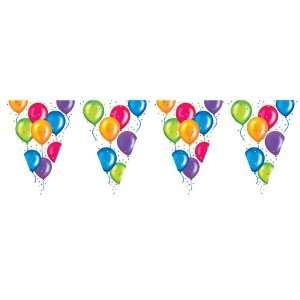    Party Balloons Plastic Flag Banners