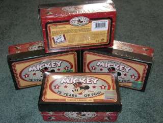 MICKEY MOUSE 76 CARD SET 75TH UD ANNIVERSARY MINT BOXED  
