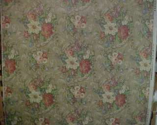  any design work. This classical looking fabric with a taupish brown 