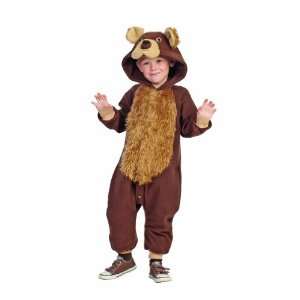  Toddler Bear Costume Pajamas Size 3 4T 