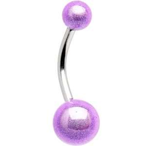  Purple MIRACLE BALL Belly Button Ring Jewelry