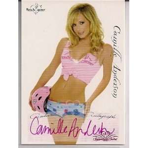  BENCHWARMER CAMILLE ANDERSON AUTOGRAPH 