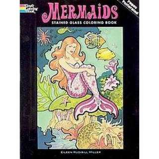 Mermaids Stained Glass Coloring Book (Paperback)  Target