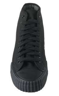 PF Flyers Sneakers Center Hi MC1001SL Black Sandlot Canvas Shoes 