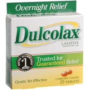   Special pack of 6 DULCOLAX Tab 5MG 25 Tablets