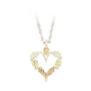  Black Hills Gold Necklace  Heart Jewelry