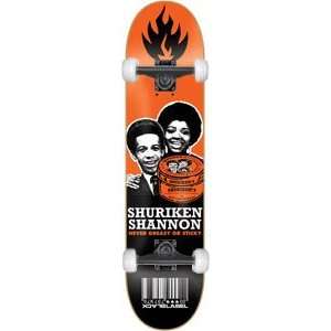 Black Label Shannon Grease Complete Skateboard   8.0 w/Black Trucks 