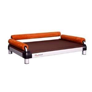SnoozeSofa Dog Bed Size Medium (23 L x 35 W), Color Black, Bolster 