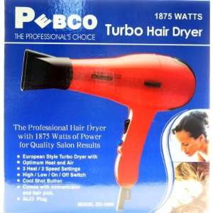  Pro Tools 1875 Watt Professional Hair Blow Dryer ED 3000 Beauty