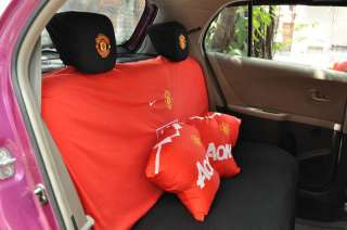MANCHESTER UNITED Car Cushions Seatbelt Seat Covers Set  