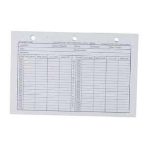   Book Replacement Pages Stationary Target Data Spl Target Sports