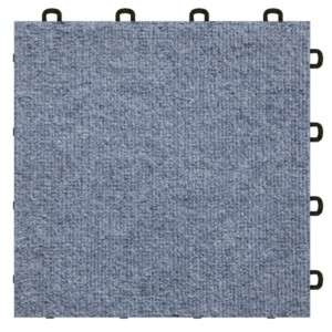 Home Basement Carpet Tiles Gray   Made In the USA  