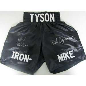   Trunks inscr. Kid Dynamite PSA   Autographed Boxing Robes and Trunks
