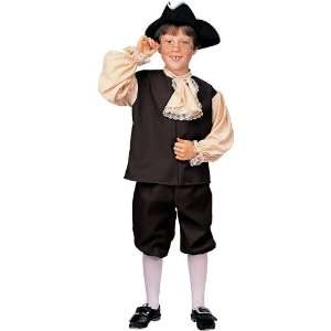 Lets Party By Rubies Costumes Colonial Boy Costume / Brown 