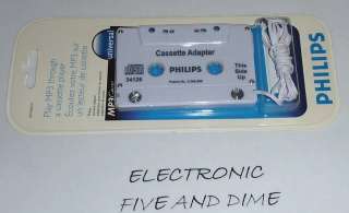 Philips Cassette Adapter SJM2300H Universal  
