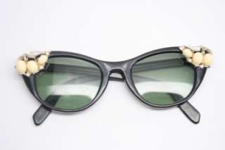   vintage sunglasses cat eye glasses antique sunglass frames 1342  
