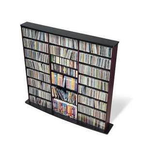Double CD DVD Storage Cabinet, Media Tower Stand  