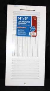 Air Vent Wall Ceiling Register 3 Way Grill 14x6 NEW  