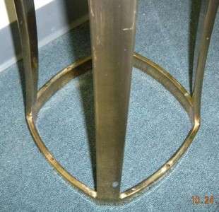 Mid Century Modern Brass Pedestal table or plant stand  