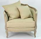 french linen chair  