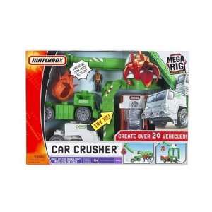    Matchbox Mega Rig Car Crusher Building System Toys & Games