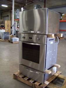  STAINLESS SET OVEN/WARMING DRAWER/MICRO CHAMBER @  $6,386