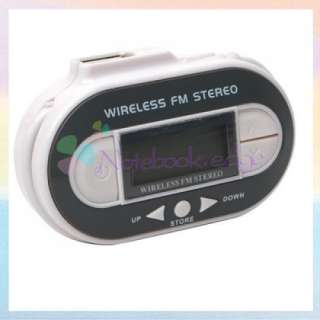 Wireless FM Transmitter+Car Charger for  ipod Player  