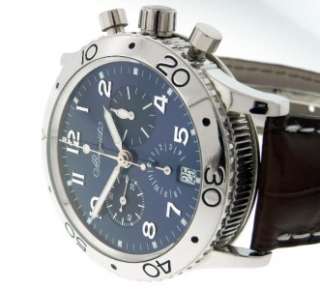 Mens Breguet Type XX Transatlantic Auto Chronograph 39.5mm Platinum 