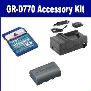 JVC GR D770 Camcorder Accessory Kit includes SDM 180 Charger, KSD2GB 