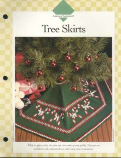 Christmas Tree Skirts & Baby Afghan Vanna Crochet PATTERN 30 Days To 