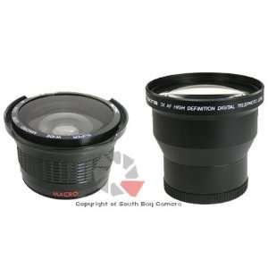   3X Telephoto & 0.42X Wide Angle Macro Lens for Canon Powershot A510