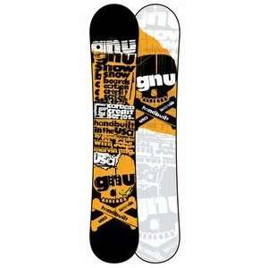  GNU Carbon Credit BTX Snowboard Orange 150 Sports 