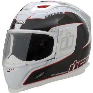   Lifeform Carbon Full Face Motorcycle Helmet White XL Automotive