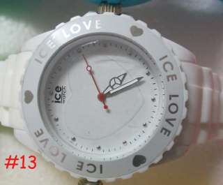   mens womens ice watch fashion calendar jelly Unisex Sport Wrist watch