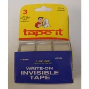  Invisible Tape   3 pack   .71 x 300 ea rl Case Pack 72 